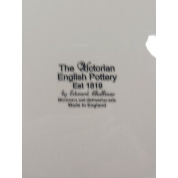 Victorian English Gothic Pottery XL 13" Serving Bowl Edward Challinor Crow Raven - Picture 5 of 7